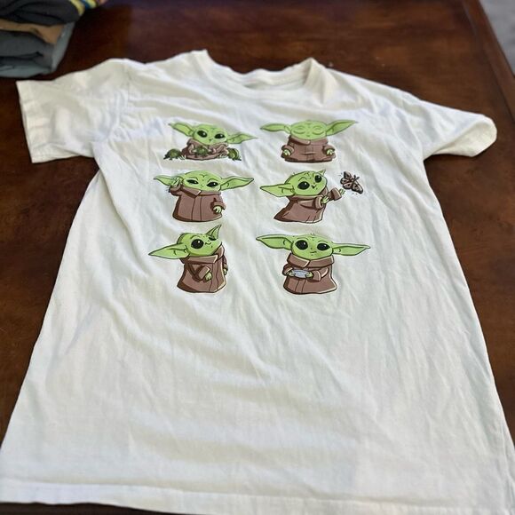 Disney Tops - Disney Starwars Mandelorian Baby Grogu Tshirt Size M